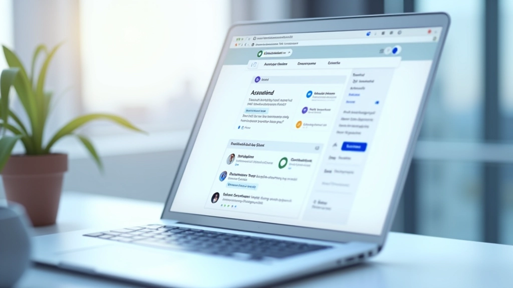 Moderne Benachrichtigungsdesign-Schnittstelle mit Badges und Statusindikatoren in einer Web-Anwendung